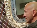 Harpist Christian Frederick performs original compostion