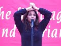 halle berry giving opening speech at the revlon run/walk 2008