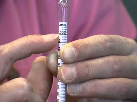 how to read hydrometer
