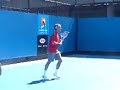 Federer Practice