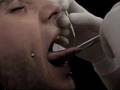 Tongue Piercing in 8Ga ( 3,2mm )