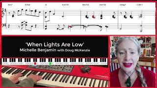 'When Lights Are Low' - accompanying a jazz singer