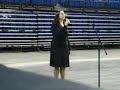 Brandi Kalinowski singing Canadian & American Anthems