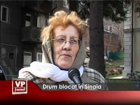 Drum blocat în Sinaia