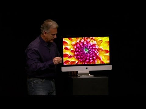 new imac - http://cnet.co/SorHjm Apple's Phil Schiller shows off the company's new iMac. The new computer is 80 percent thinner than the previous generation and 8 pound...