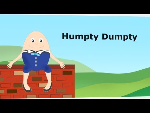 Humpty dumpty poem - http://www.famousquotes.me.uk/nursery_rhymes/humpty_dumpty.htm Enjoy singing along to the words and lyrics of the Humpty Dumpty nursery rhyme. This old nurse...