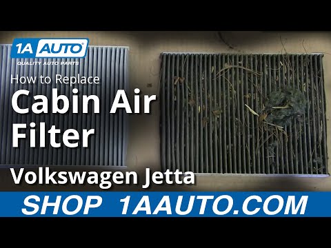 How To Install Replace Cabin Air Filter 1999-05 VW Volkswagen Jetta