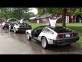 3 DeLorean DMC-12's, onboard a DeLorean