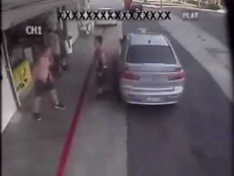 tough guys - What happens when you call someone a b***h and then sucker punch that person? I'll tell you..... You get your ass kicked!!!!