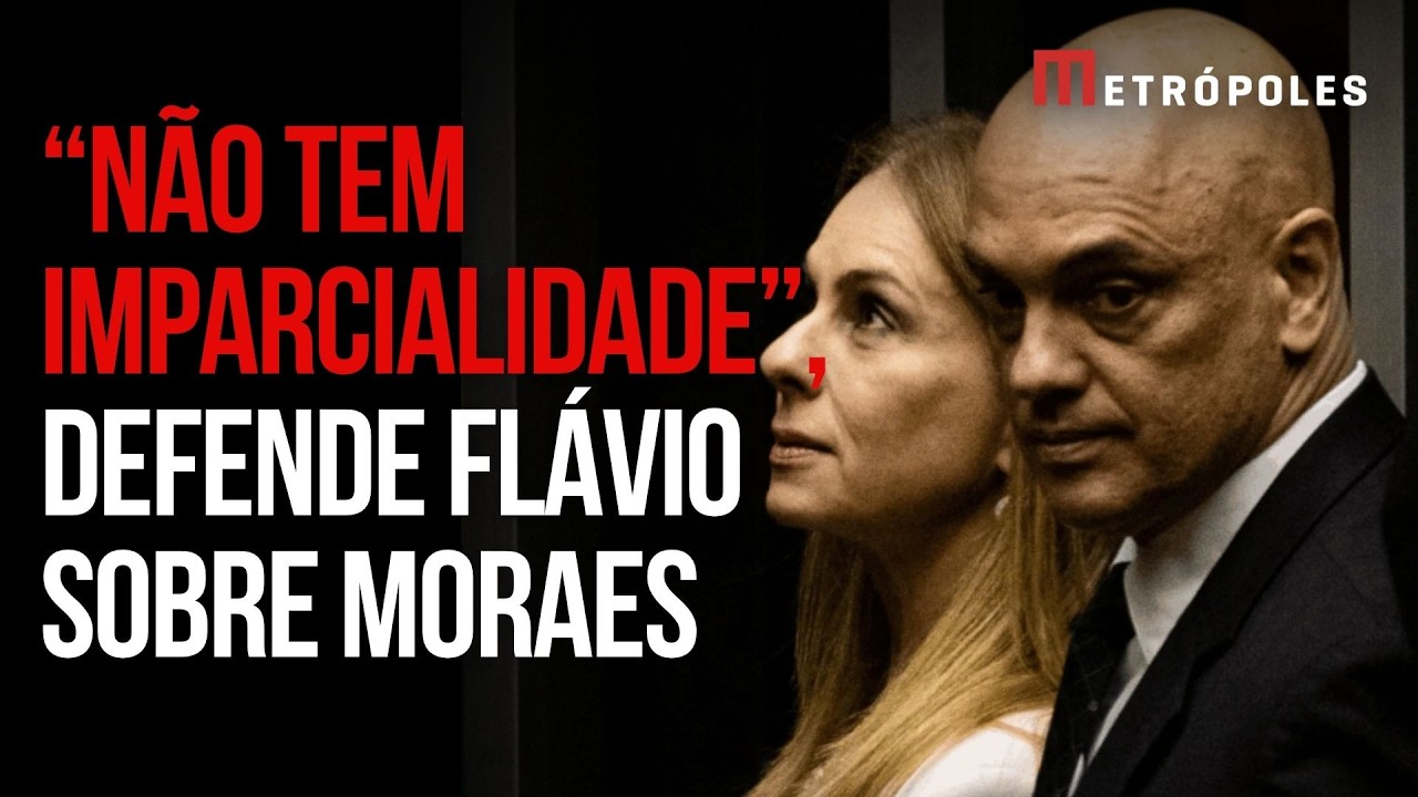 Flávio pede ao STF que declare Moraes suspeito em caso sobre Vorcaro