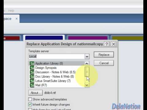 Lotus Notes 8.5 – How to fix strange looking Inbox / Mailfile views or template