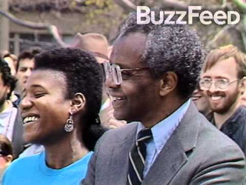 Obama protesta em Harvard 1991