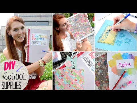 DIY SCHOOL SUPPLIES: BACK TO SCHOOL #1 | LaurenCocoXO
