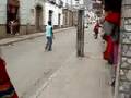Carnaval in Sucre with water bombs