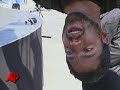 Blaine Wrapping Up Upside Down Stunt