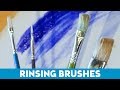 How to Keep Paint Brushes Clean While Painting