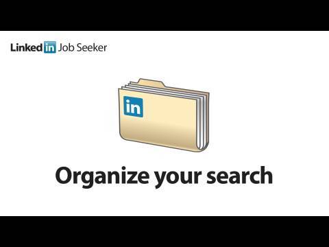 how to organize job search