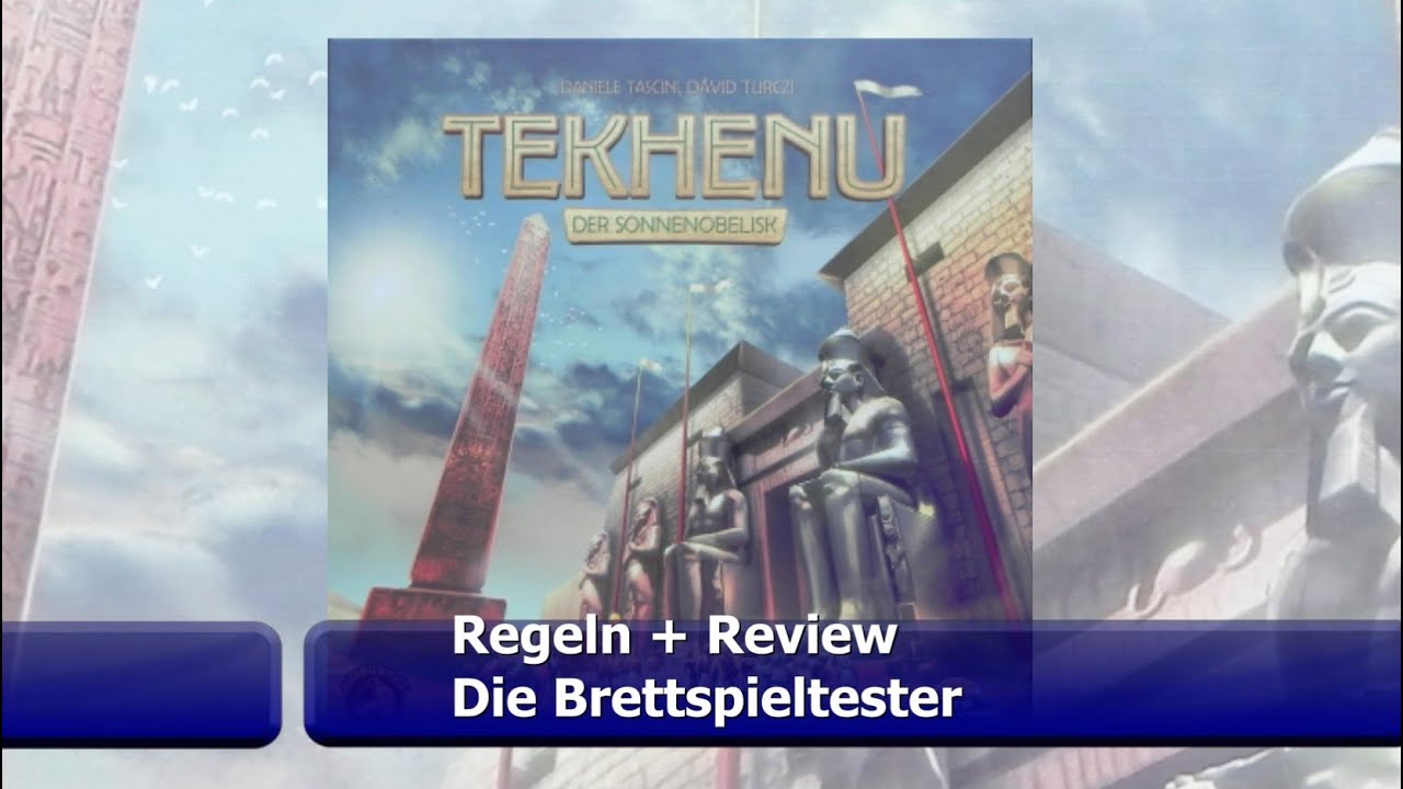 Tekhenu Der Sonnenobelisk von Giant Roc - Regeln + Review - Brettspiel - Die Brettspieltester