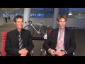 Fränk and Andy Schleck at Saxo Bank HQ - Part 2