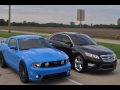 5.0 2011 ford mustang GT vs tuned ford SHO
