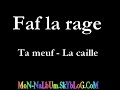 chanson de faf la rage