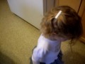 Hyacinth twirls in her new dress
