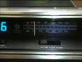 1980's GE clock radio with vacuum fluorescent display