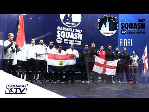 Squash: Egypt v England - Men's World Team Champs 2017 - Final Highlights