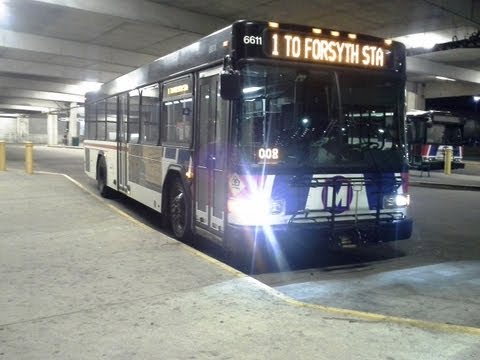 low floor - St. Louis Metro Transit's 2012 35 foot Gillig Low Floor #6611 Route #1 Gold Welcome Aboard the #1 Bus from Central West End MetroBus Ctr located in St Louis,...
