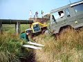 Volvanimal the Volvo TGB13 6x6 crossing a gulley