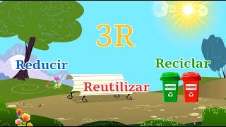 20 - La regla de las 3 R (Reduce, Reutiliza y Recicla).