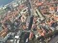 Flying above Funchal Madeira