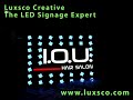 IOU Hair saloon LED signage.avi