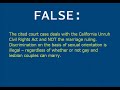 Yes on Prop 8 Ad - Protect Marriage California - Five Little Lies