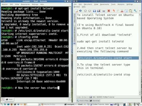 how to quit telnet in linux