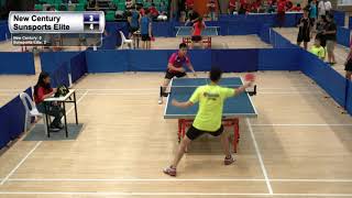 Singapore National Table Tennis League 2017 - 2nd Leg - New Century 4 vs Sunsports Elite