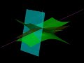 Hyperboloid from two planes