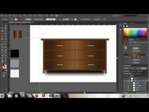 how to draw furniture