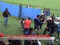 Batalla campal entre barristas de fútbol amateur-imágenes atv Valdivia