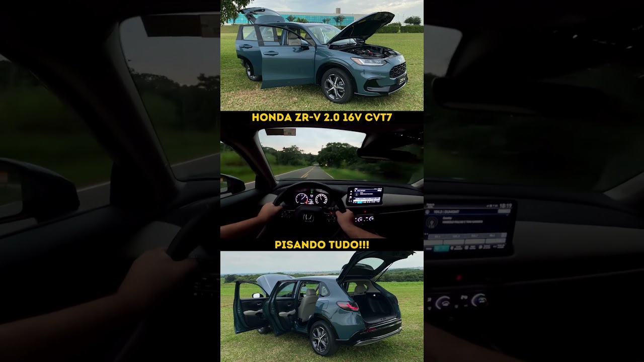 Pisando tudo no Honda ZR-V!!!