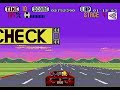 Sega Genesis gameplaying for outrun (GOAL C)
