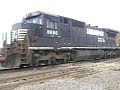 UP 4321 East on the BNSF with a stacktrain
