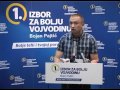 Бојан Пајтић: Листа Избор за бољу Војводину убедљиво води
