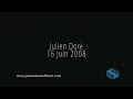 julien dor� � l'enregistrement de son album 