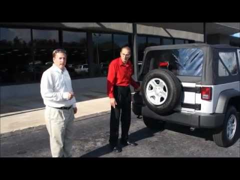 How to remove and replace the top on the 2012 Jeep Wrangler Sport.