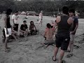 Playing drums with Israelis at Mandrim beach, goa Playing drums with Israelis at Mandrim beach, goa