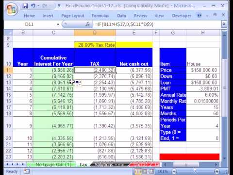 Excel-Funktion KUMZINS: kumulierte Zinsen