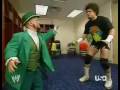 hornswoggle & carlito backstage