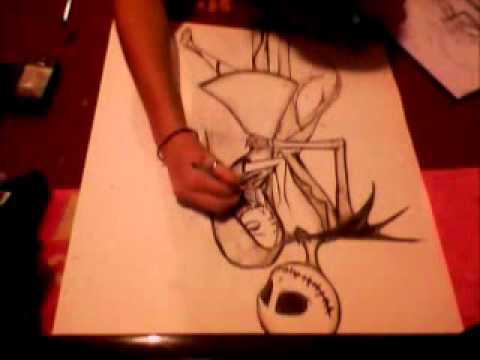how to draw jack and sally