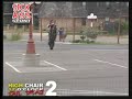 patrick stephens scrapes tail of sportbike with feet over bars